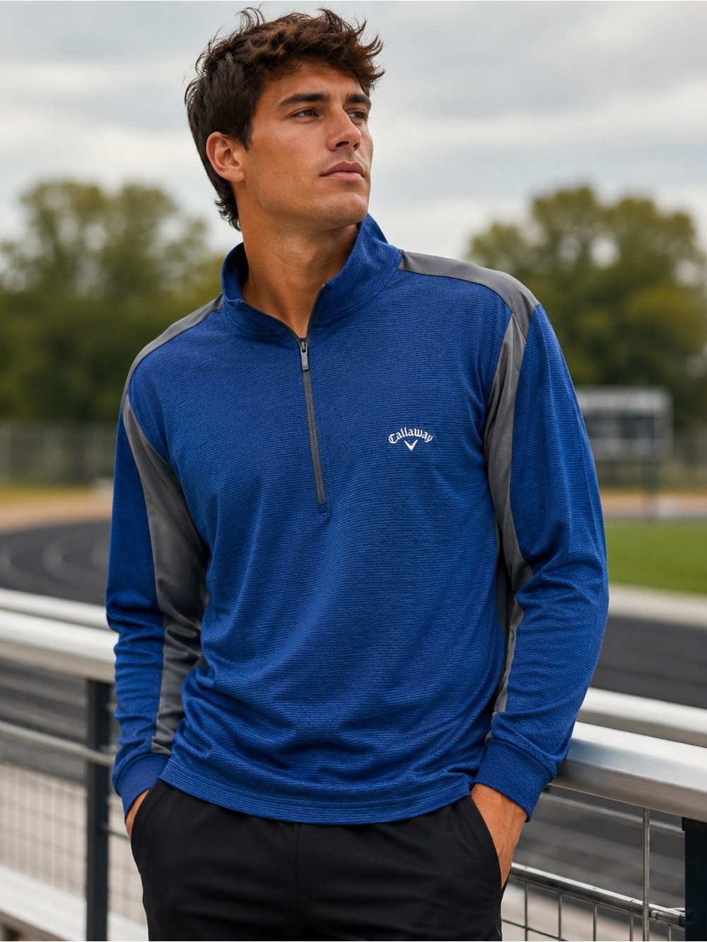 Callaway Men's Weather Series Ottoman Quarter-Zip Golf Pullover NWT Size 2X